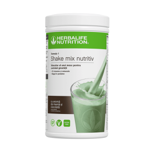 Shake proteic formula 1 mentă și ciocolată 550g